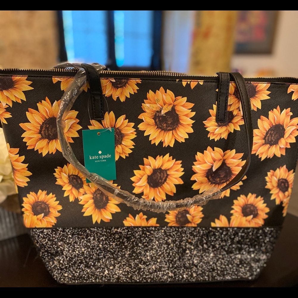 Kate Spade Sunflower bag set